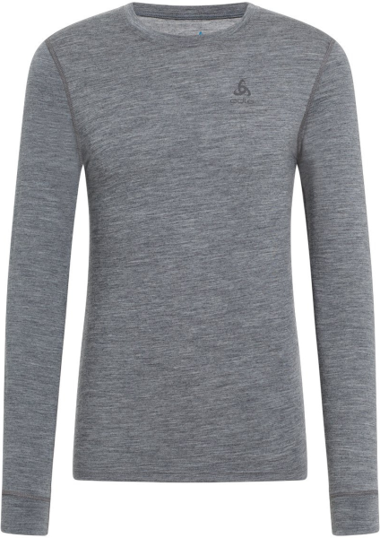 ODLO Herren Unterhemd BL TOP crew neck l/s MERINO 20