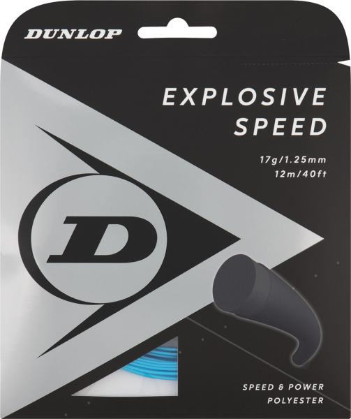 DUNLOP Tennissaite "EXPLOSIVE SPEED" 12m SET BLAU 1.25mm