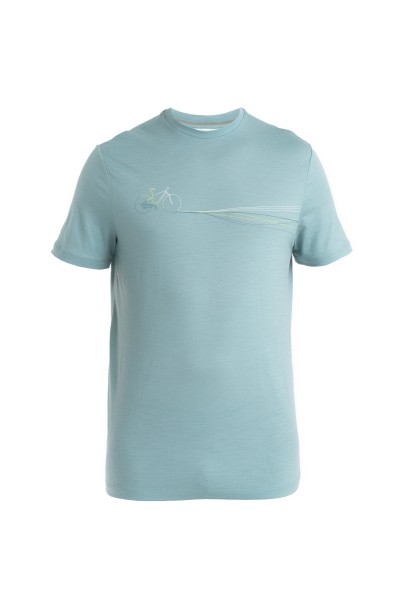 ICEBREAKER Men Merino 150 Tech Lite III SS Tee Cadence Paths