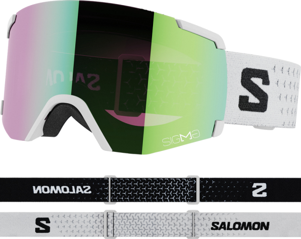 SALOMON Herren Brille GOGGLES S/VIEW SIGMA WHITE/Univ EM