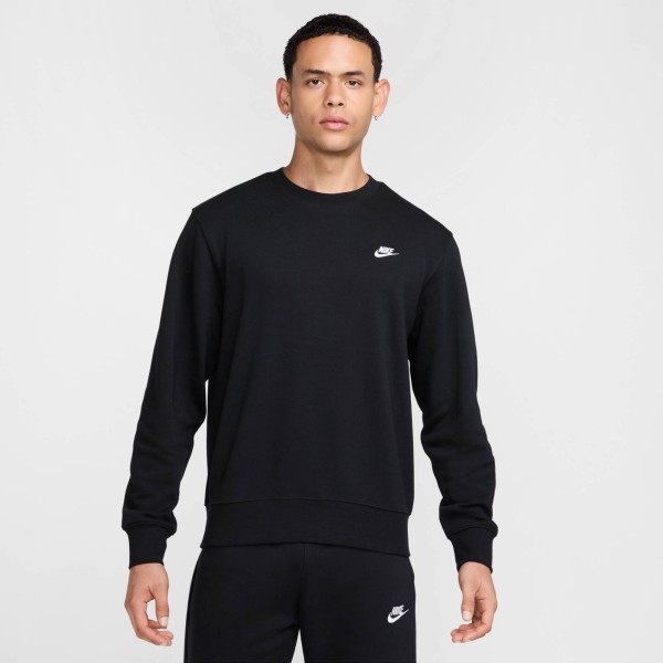 NIKE Nike M Nk Club Ft Crew - black/white
