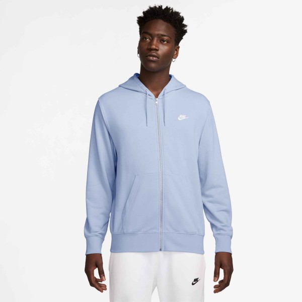 NIKE Nike M Nk Club Ft Fz Hoodie - black/black/white