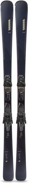 K2 Damen All-Mountain Ski BLUR 74 W - ERC 11 TCx light Quikclik black - anthracite SET