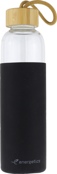 ENERGETICS Trinkbehälter Ux.-Trinkflasche Glass Bottle Bamboo II
