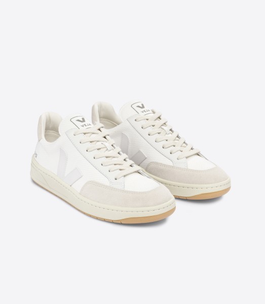 VEJA V-12 B-MESH WHITE_NATURAL