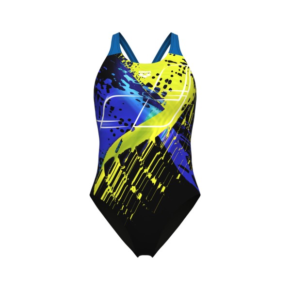 ARENA WOMEN'S ARENA FUNNY SPOT SWIMSUIT V BACK LB