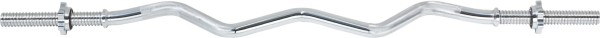 ENERGETICS Langh-Stange Curled Bar 120cm Screw (30m