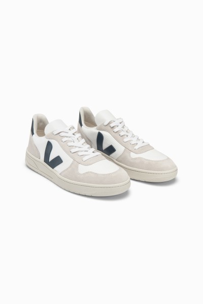 VEJA V-10 B-MESH WHITE_NAUTICO