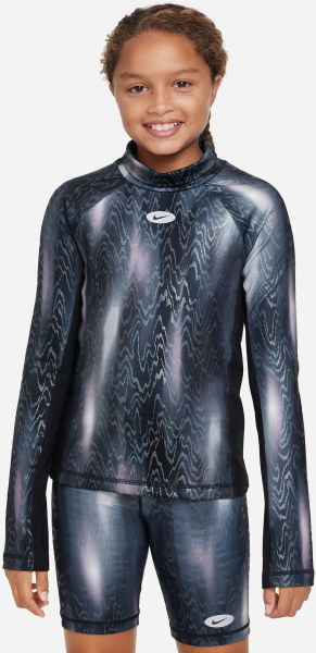 NIKE Kinder Sweatshirt G NP DF IC NVLTY WRM TOP AOP