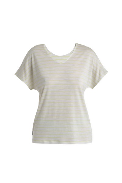 ICEBREAKER Women Merino Drayden Reversible SS Top Stripe
