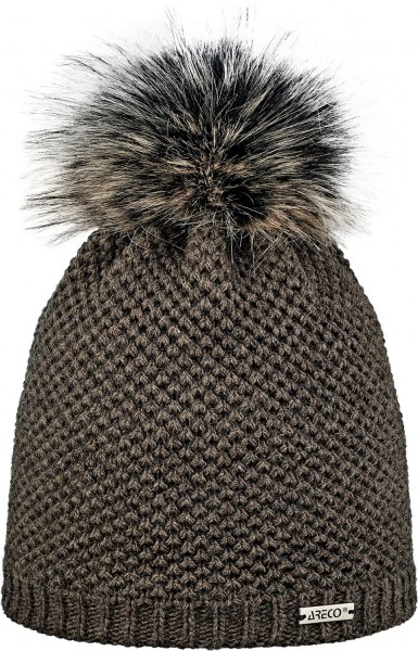 ARECO Damen Pudelmütze Alpaka Anne-Marie