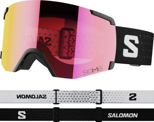 SALOMON Herren Brille GOGGLES S/VIEW SIGMA BLACK/Univ PR