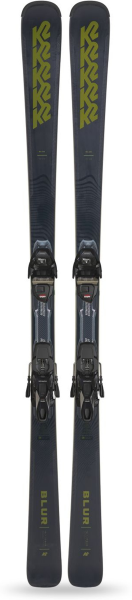 K2 Herren Ski BLUR 74 - MXC 12 TCx light Quikclik black - anthracite SET