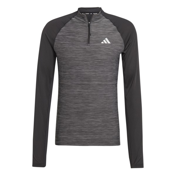 ADIDAS adidas GYM+ TRAINING 3-STRIPES 1/4 ZIP LONGSLEEVE