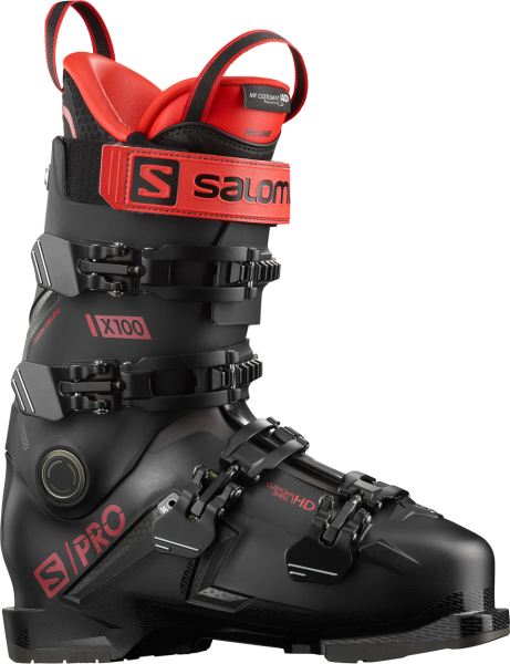 SALOMON Herren ALP. BOOTS S/PRO X100 GW BLACK/Rd/Bellug